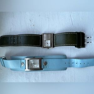 Vestal and Tokyo Bay leather cuff watches